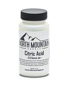 Pure Food Grade Citric Acid - [3.5 oz Jar, USP Grade, For Canning, Cleaning And DIY Projects]