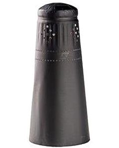 Champagne Bottle Foils - [Black, Pack Of 58, For Cork And Wire Hood, Made In USA]