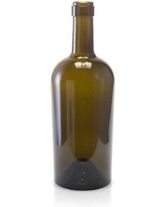 Case of 4 - 500Ml regime antique green glass wine/spirits bottle cork top finish Show off your port wine in our 500 ml regime bottle. This is a versatile shape with subtle taper and punted bottom Can be used for wine, spirits, vinegars, oils and more! - t