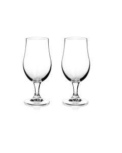Sullivan Beer Glasses [16 oz, Crystal Clear Glass, Tulip Goblet Style, Set of 2]