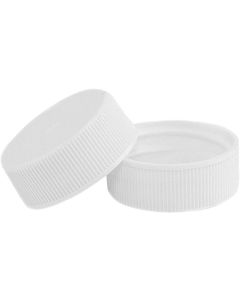 North Mountain Supply 28mm White Plastic Screw Caps - [Pack Of 15, 28 400 Finish, F217 Foam Liner, Leak Resistant]