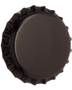 Beer Bottle Crown Caps [Black, 26mm, Oxygen Barrier, Pry-Off, 150 Count]