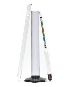 Triple Scale Beer and Wine Hydrometer Combo Kit with Test Jar and Glass Wine Thief [Specific Gravity, Potential ABV, Brix, Lead and Mercury Free, Made in France]