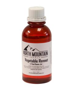 Liquid Vegetable Rennet - [4 fl oz, 100 Percent Vegetarian, GMO Free, For Cheese Making, Made In Italy]