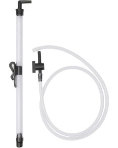 Quick Start Automatic Siphon Kit [17 Inch, Includes Bucket Clip, Butterfly Valve, and Hose, Made in Italy]