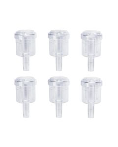 2-Piece Fermentation Airlocks [6 Pack, Plastic, For Wine Beer and Fermented Foods]
