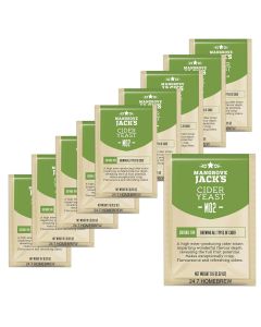 Mangrove Jack's Cider M02 Dry Yeast - [10 Pack, 9 g Sachets, Treats Up To 50 Gallons, For All Cider Styles]