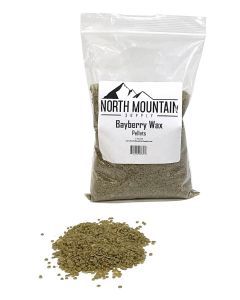 Bayberry Wax Pellets - [1 lb Bag, Natural Plant Wax, For Candle Making, Kosher Certified, Made In USA]