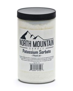 Food Grade Potassium Sorbate Stabilizer - [1 lb Jar, For Wine Brewing And Food Preservation]