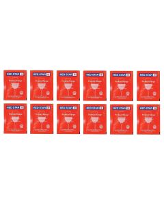 Red Star Premier Rouge Wine Yeast - [0.18 oz Packets, Pack Of 12, For Full Bodied Red Wines, Up To 15 Percent ABV]