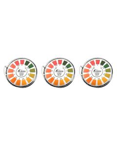 pH Test Strips Rolls [0.0 to 6.0 pH Range, 16 Foot Rolls, 3 Pack, 0.5 Increments]