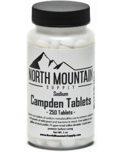 Campden Tablets (Sodium Metabisulfite) – [250 Tablets, 5 oz Jar]