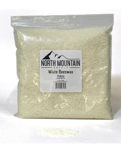 North Mountain Supply 100 Percent Pure White Beeswax Pellets - [2.5 Pound Bag, Cosmetic Grade, For Personal Care And Candle Making]