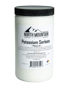 Potassium Sorbate Stabilizer [1 lb, Food and USP Grade, Plastic Jar]