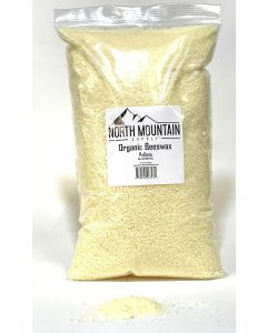 North Mountain Supply Certified Organic Beeswax Pellets - [5 Lb Bag, 100% Pure, Usda Certified, Cosmetic And Candle Grade]