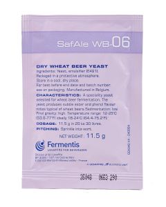 Fermentis SafAle WB-06 Beer Ale Yeast [Pack of 1, Wheat Beer Strain, Freshness Guarantee]