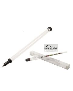 2-in-1 Wine Thief Testing Cylinder with Triple Scale Hydrometer [21 Inch, Fits Most Standard Hydrometers, Made in Italy]