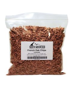 French Oak Chips - [Untoasted, 1 lb Bag, For Winemaking And Beverage Aging, Made In USA]