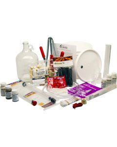 Fruit Wine Making Kit – [1 Gallon, 30-Piece Complete Set]