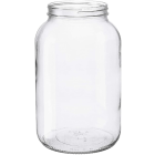 Glass Fermentation and Canning Jar – [1 Gallon, Wide Mouth 110-400, 110 mm]