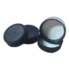 Plastic Screw Cap Lids – [38 mm, Black, Continuous Thread, 12-Pack]