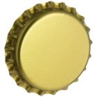 Beer Bottle Crown Caps – [26 mm, Gold, 50 Count]