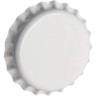 Beer Bottle Crown Caps – [26 mm, White, 50 Count]