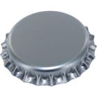 Beer Bottle Crown Caps – [26 mm, Silver, 50 Count]